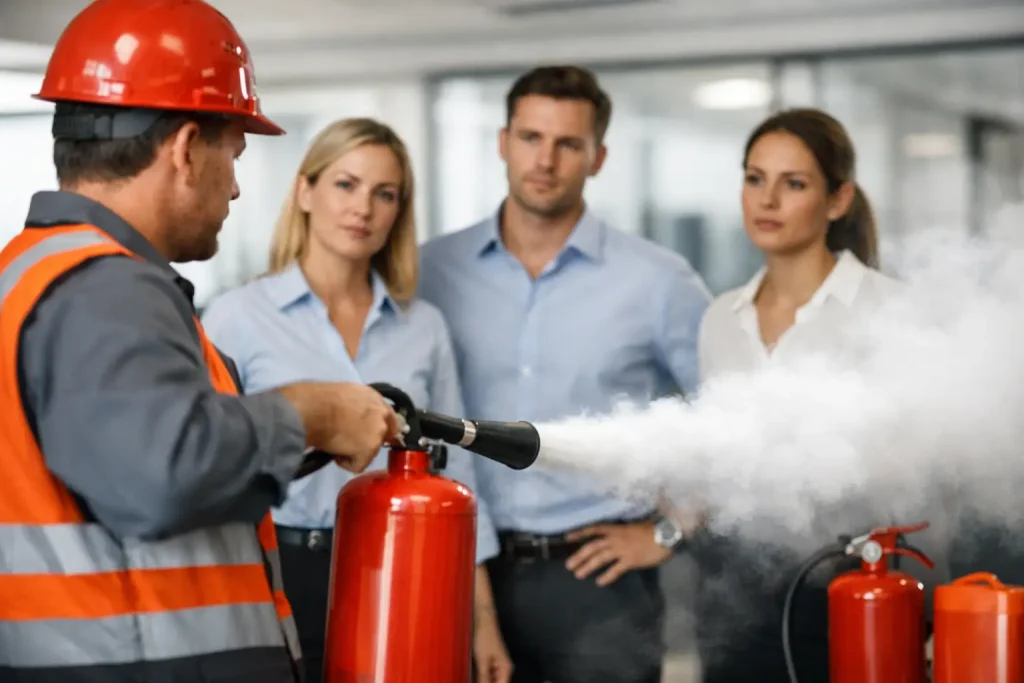 Brandschutzhelfer-Ausbildung in der Firma