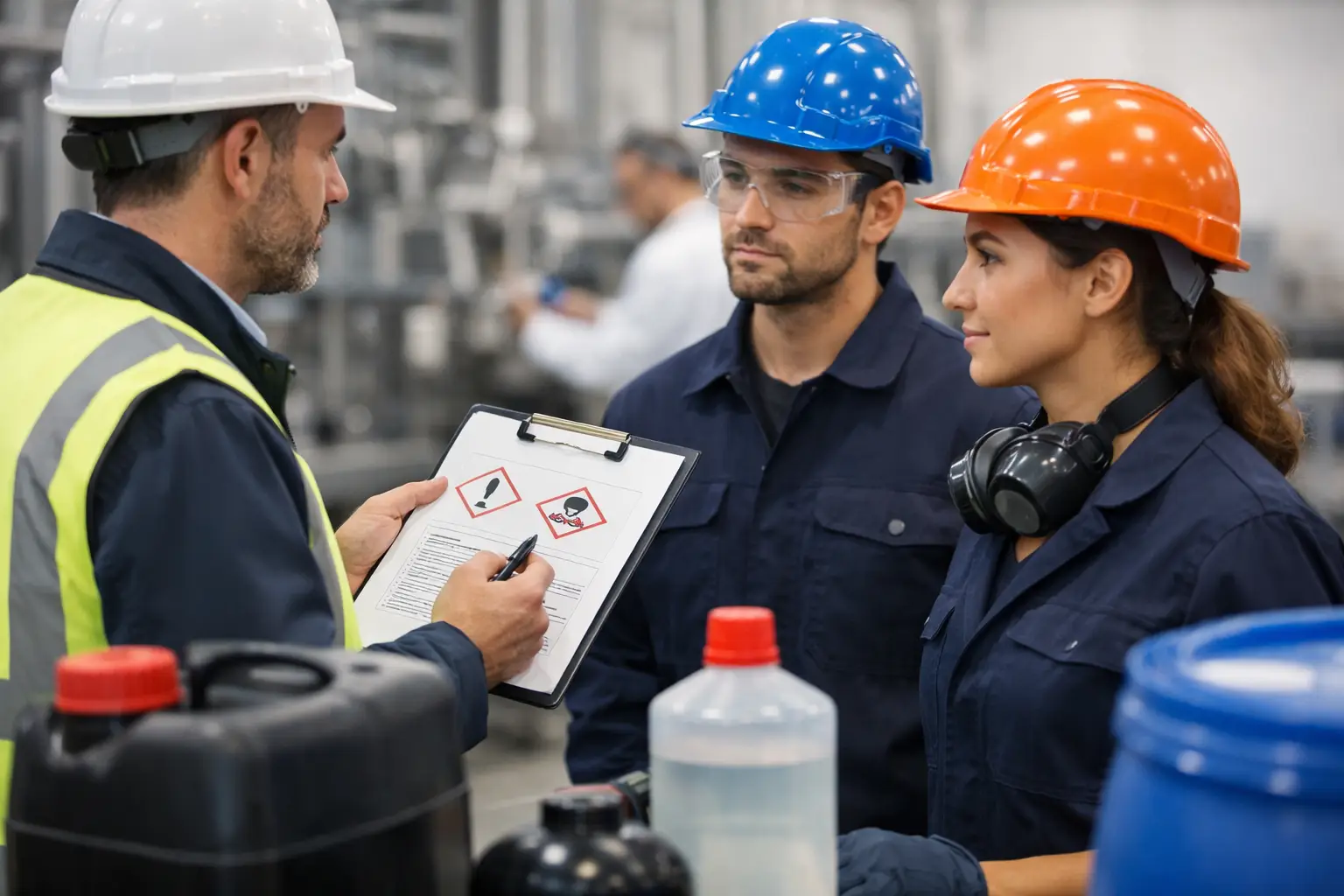 Gefahrstoffunterweisung in der Produktion planen