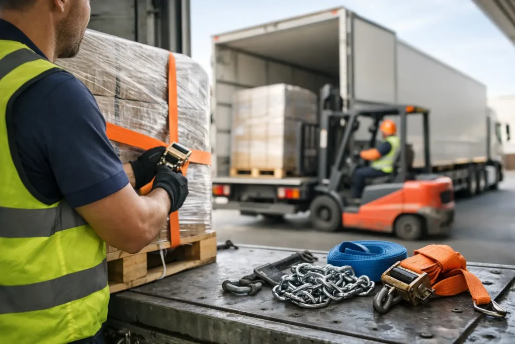 Praxisleitfaden zur Ladungssicherung im Betrieb