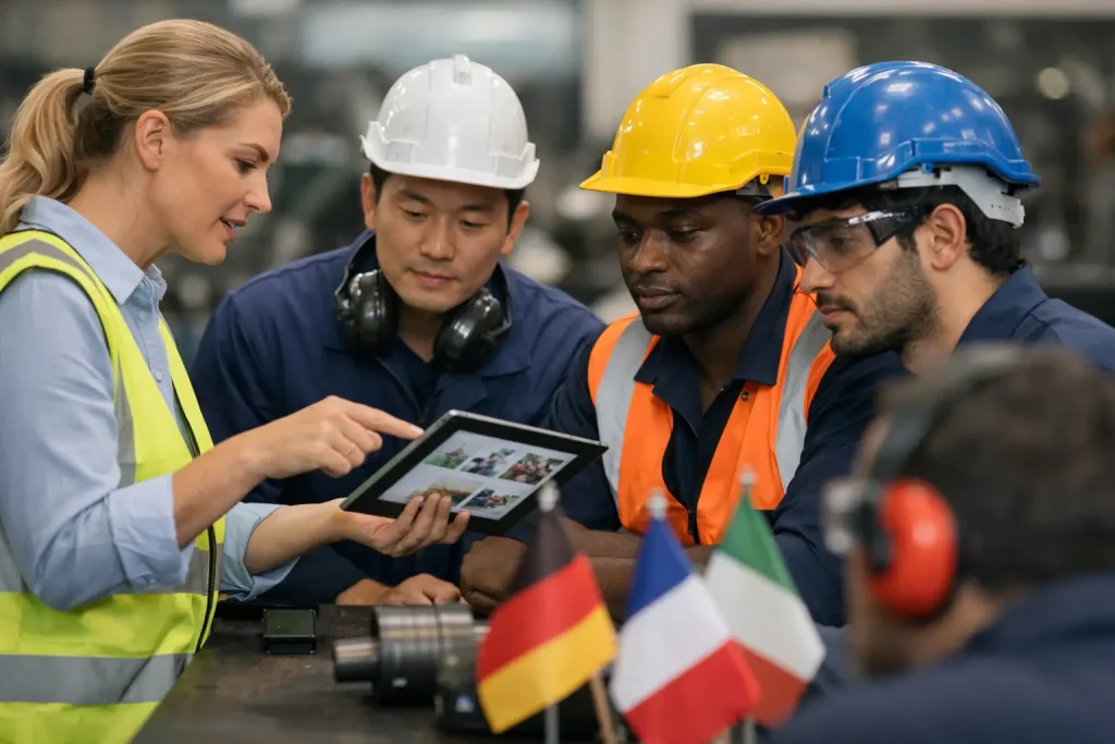 Unterweisungen mehrsprachig in der Industrie