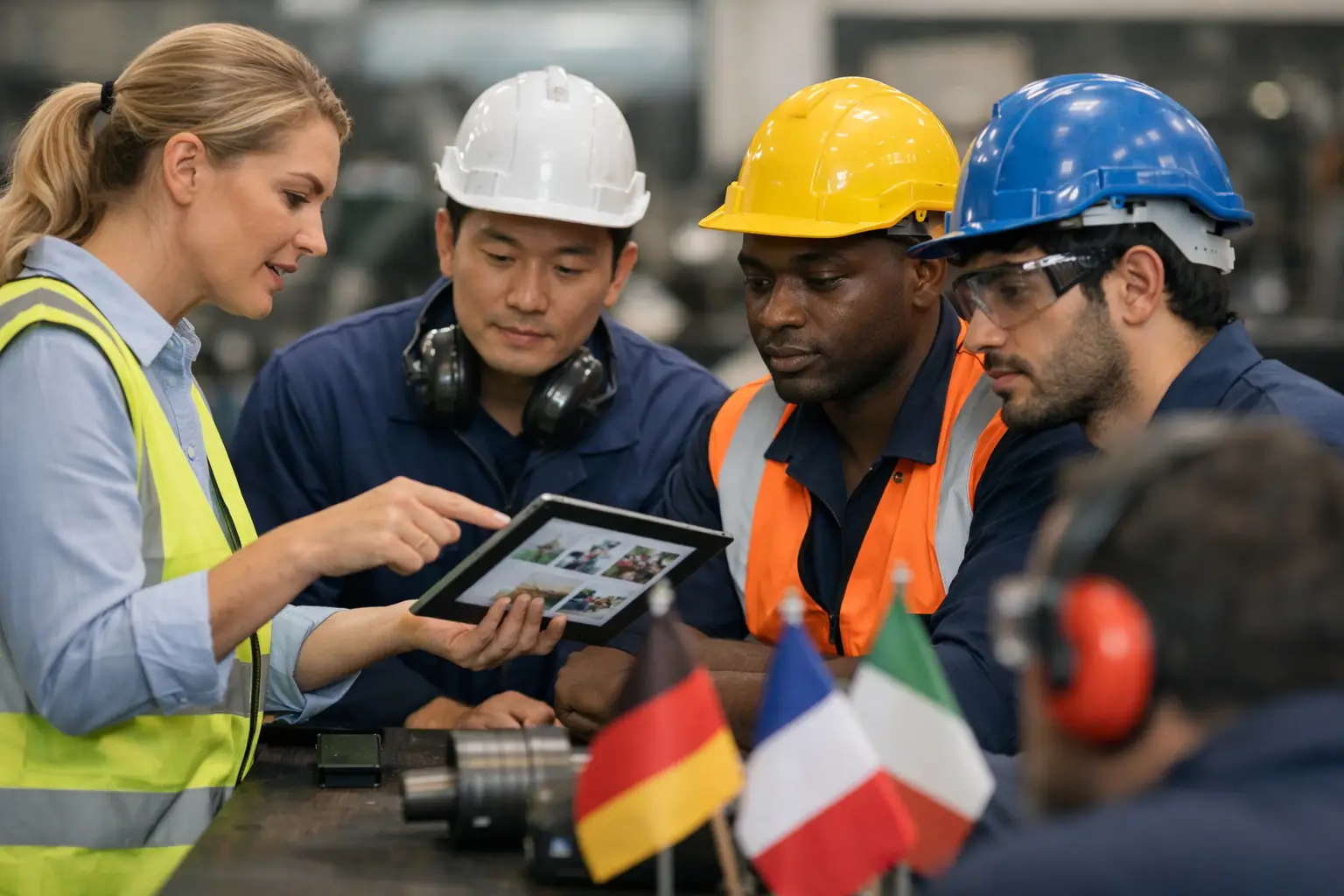 Unterweisungen mehrsprachig in der Industrie