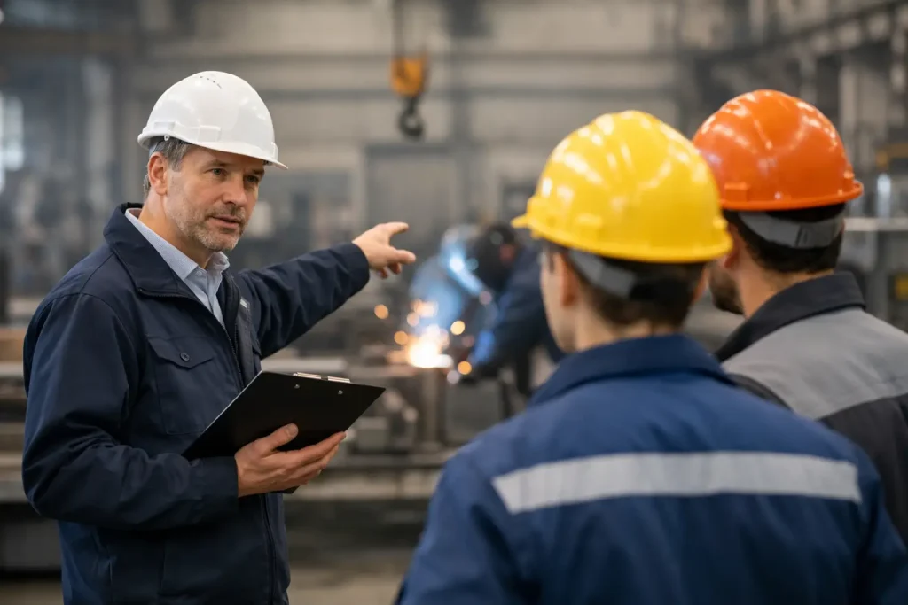 Unterweisungspflichten für Arbeitgeber Industrie